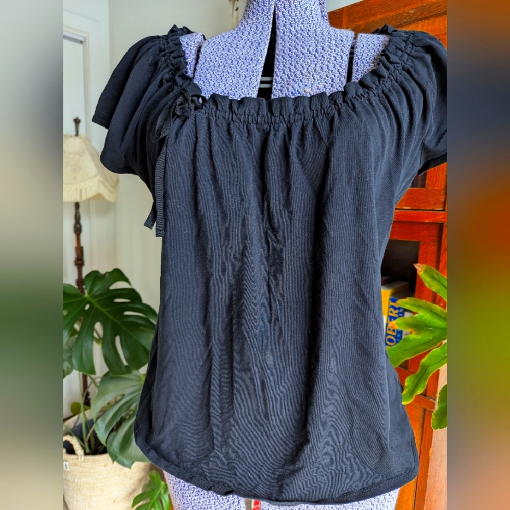 Elegant Black Women's Top